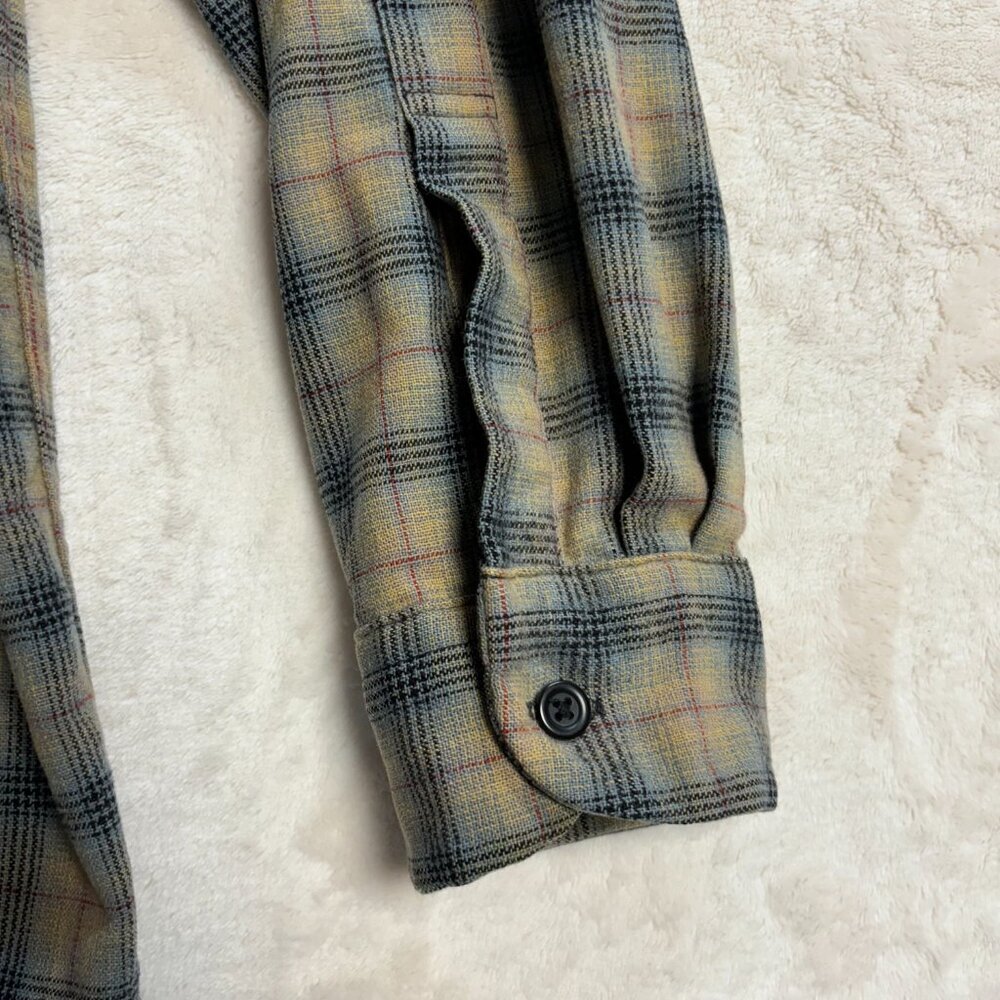 Pendleton Mens Board Shirt Jac Flannel Button Down Size Medium Plaid Long Sleeve - Picture 11 of 16